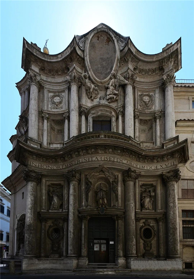 巴洛克风格建筑:罗马圣卡罗教堂